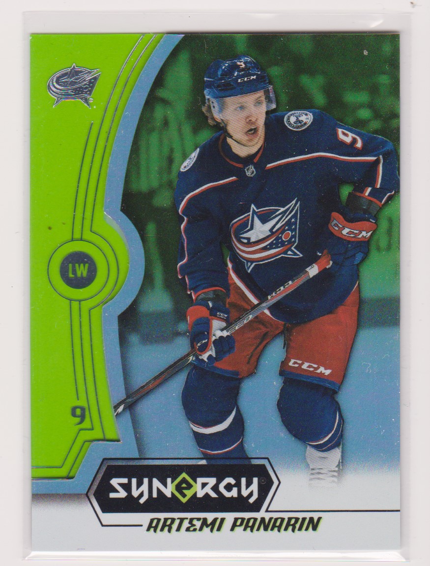 2018-19 Synergy Green #11 Artemi Panarin (image for) 2018-19 Synergy Green #11 Artemi Panarin